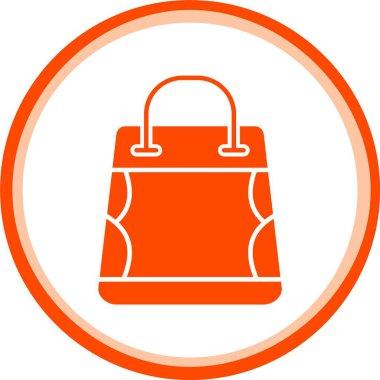 vektör sırt çantası düz simgesi