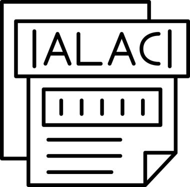 Belgenin vektör illüstrasyonu