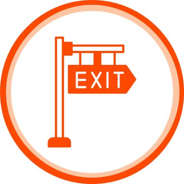 çıkış simgesi çizimi