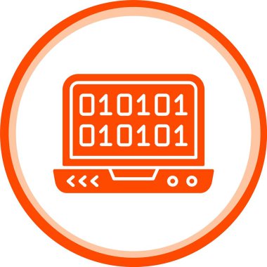 bilgisayar izleme simgesi, vektör illüstrasyonu