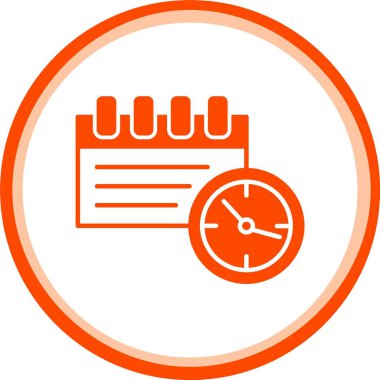 vektör zaman simgesi çizimi