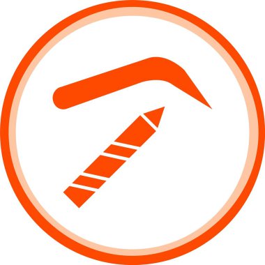 ok simgesi vektör illüstrasyonu