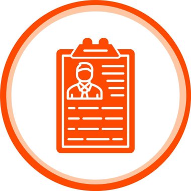 Belge simgesinin vektör illüstrasyonu