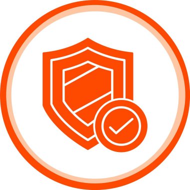 kalkan ikon vektör illüstrasyonu