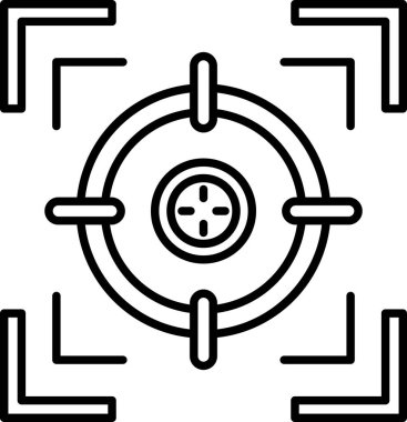 Modern bir simgenin vektör illüstrasyonu