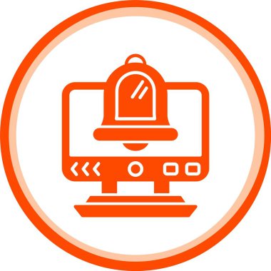 Lcd vektörü simgesi, illüstrasyon