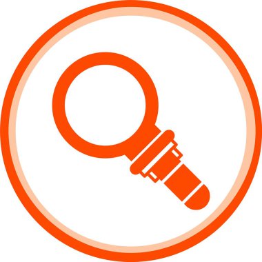 Güzel Arama Vektörü Kabartma Simgesi