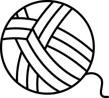 voleybol topu web simgesi, vektör çizim