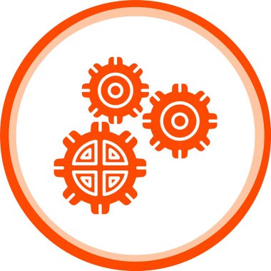 Güzel Ayarlar Vektör Kabartma Simgesi