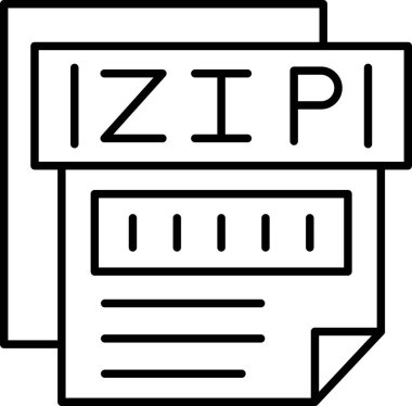 Dosya. Web simgesi basit illüstrasyon