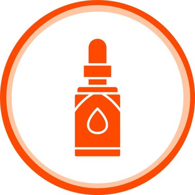 Benzersiz yağ damlası vektör çizgisi simgesi