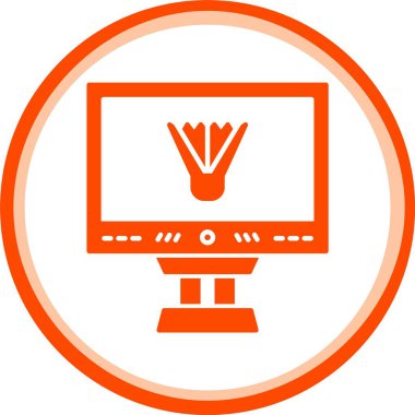 Vektör Laptop Simgesi, vektör illüstrasyonu