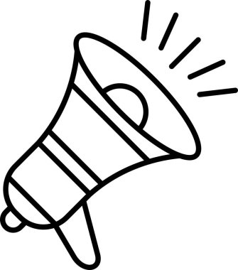 hoparlör vektör illüstrasyonu