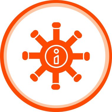 Eşsiz kar tanesi vektör çizgisi simgesi