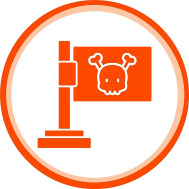 Benzersiz uyarı sinyali ve alarm vektör simgesi