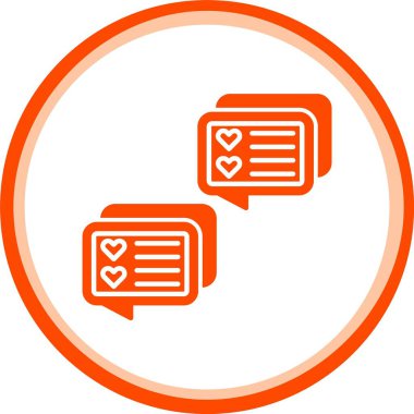 Güzel kalpler vektör simgesi