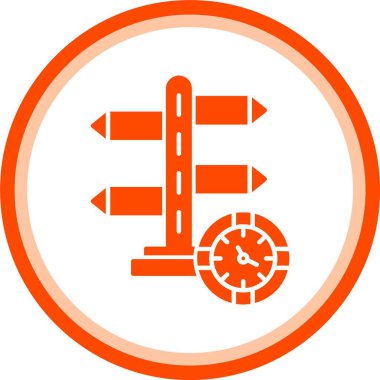 güzel saat vektör simgesi