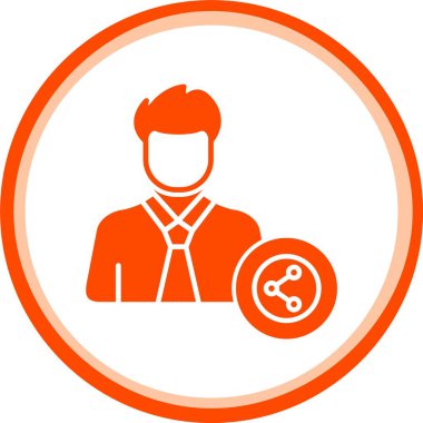 Sakallı bir adamın vektör çizimi