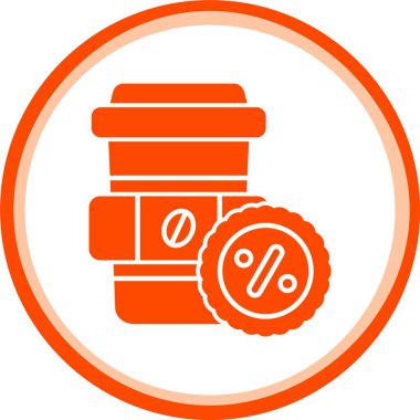 yüzde işaretli vektör yüzdesi sembolü