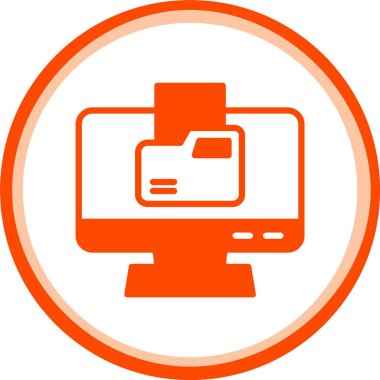 Benzersiz yazıcı makinesi vektör simgesi