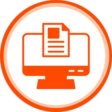 vektör lcd simgesi illüstrasyonu