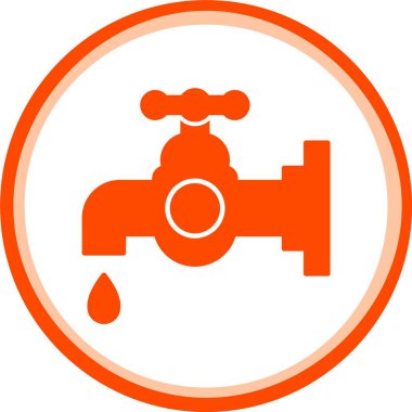 güzel su damlası vektör simgesi