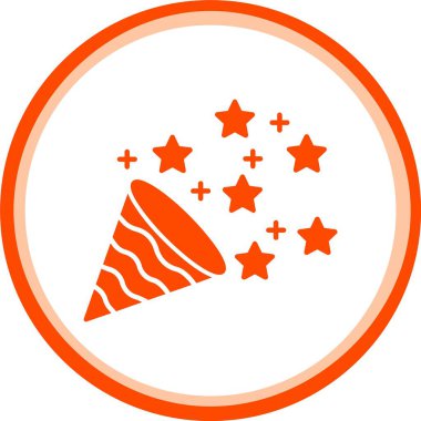 Bir yıldızın vektör illüstrasyonu