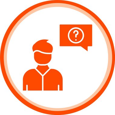 Çemberdeki soru işareti ile yardım