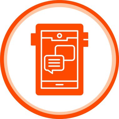 vektör cep telefon simgesi