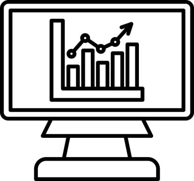 Grafik. Web simgesi basit illüstrasyon