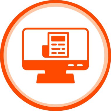 Güzel Yazıcı Kabartma Vektörü Simgesi