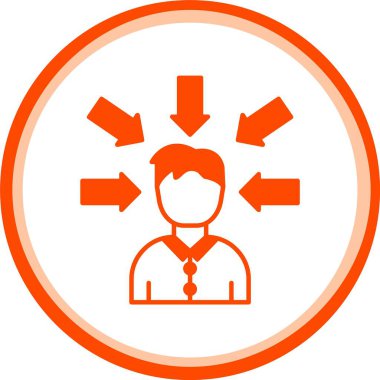 Yönetici simgesi vektör illüstrasyonu