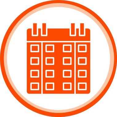 güzel otel sembolü vektör simgesi