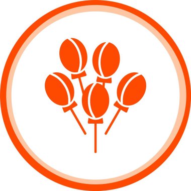 güzel çiçek vektörü renk simgesi