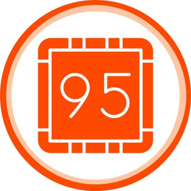 Benzersiz 5 8 vektör sembol