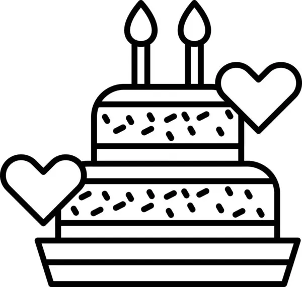 Doğum günü pastası simgesi