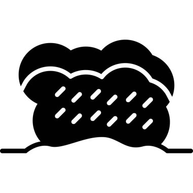 Bulut. Web simgesi basit tasarım