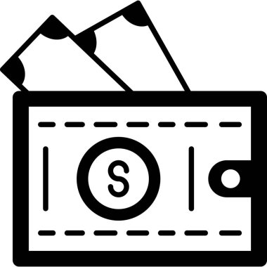 Para için. Web simgesi basit illüstrasyon