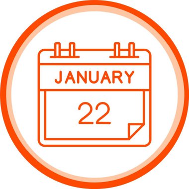 2 Ocak takvim simgesi