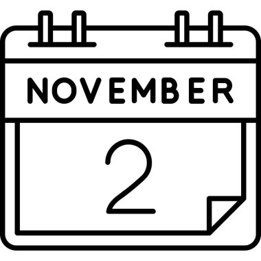 Kasım 2 ve takvim simgesi