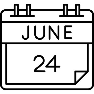 12 Haziran - Takvimin takvim simgesi