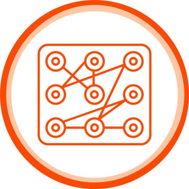 Kalıp Kilit Simgesi, Web Kullanımı için Basit Vektör İllüstrasyonu