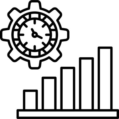 dişli simgesi vektör illüstrasyonu