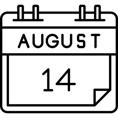 Takvim Kabartma Simgesi Tasarımı