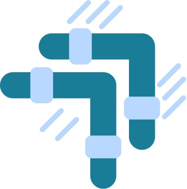 Mavi ve beyaz arkaplanın vektör çizimi