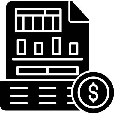 Para için. Web simgesi basit illüstrasyon