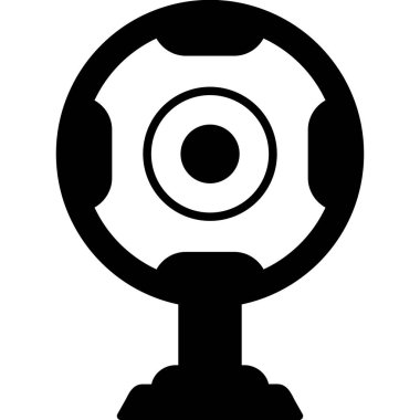 Kamera. Web simgesi basit illüstrasyon