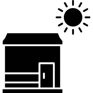 Klima ikonu. vektör illüstrasyonu