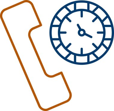 Web Kullanımı için Basit Vektör İllüstrasyonu Telefon Çağrısı Simgesi