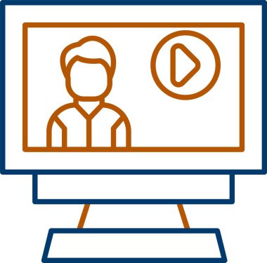 Web Kullanımı için Görüntü Simgesi, Basit Vektör İllüstrasyonu